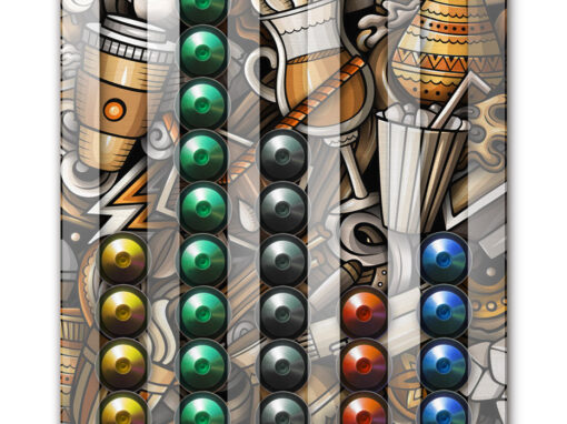 Coffee Frame – 50 Capsules – Frameless Dark Coffee Frame – 50 Capsules – Frameless Dark